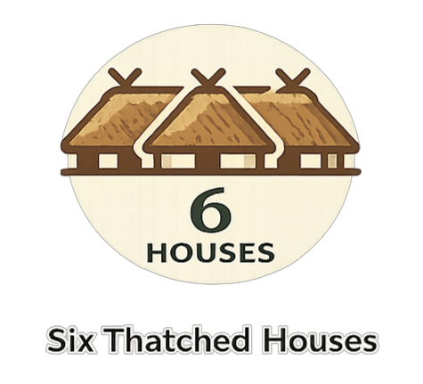 Six traditional thatched houses across Miyama village in Kyoto