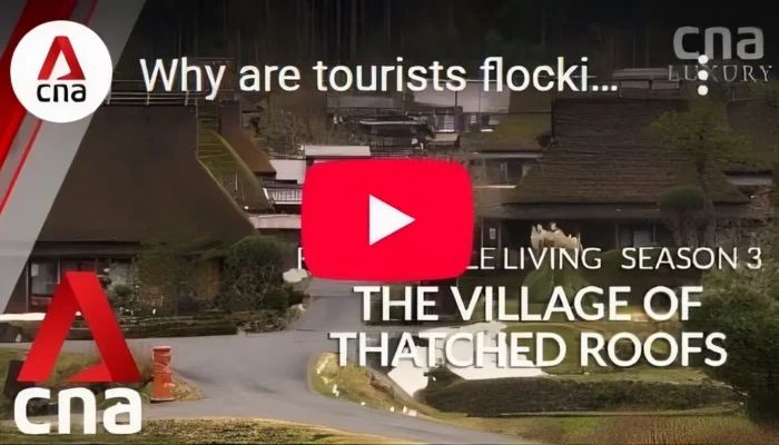 CNA documentary video featuring Miyama village and its traditional thatched-roof houses